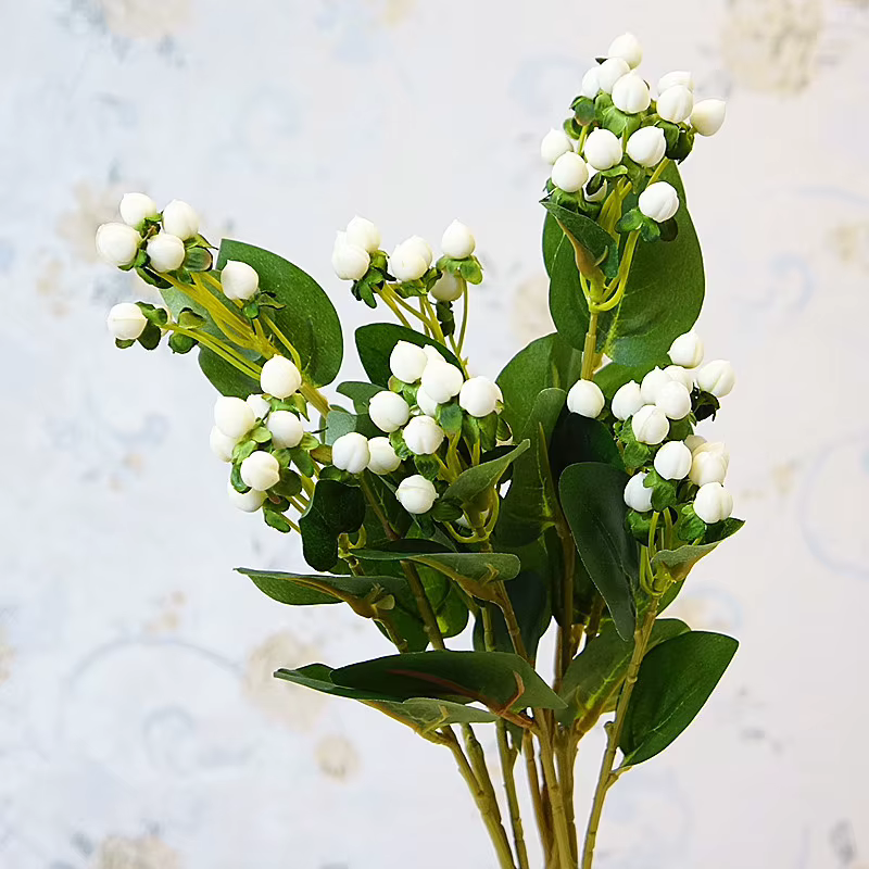 6pcHypericum fleur artificielle fausses plantes HomeDecor accessoires de photographie de mariage