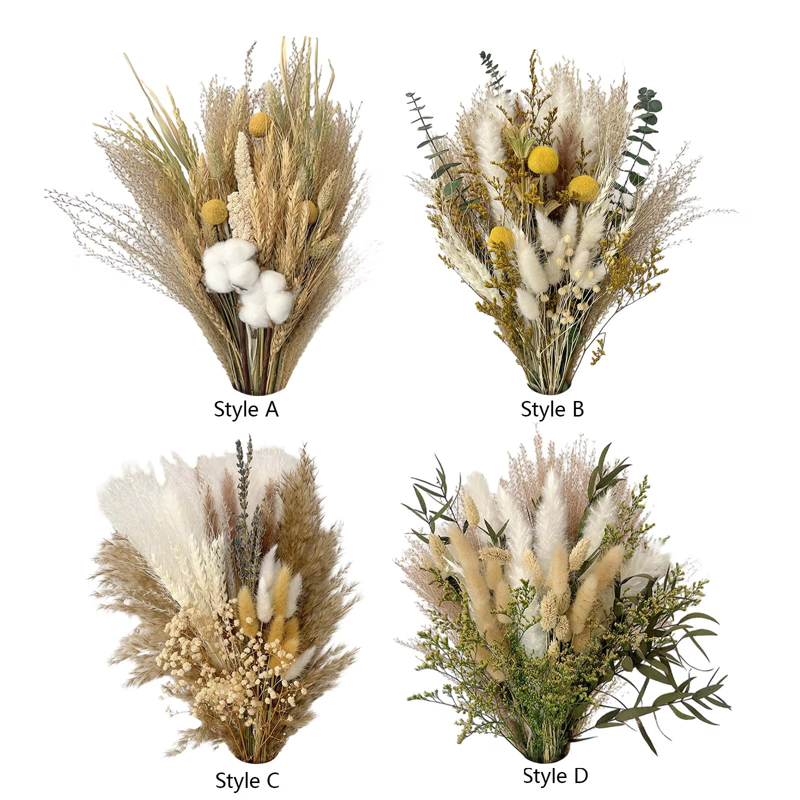 Bouquet de fleurs séchées naturelles DIY
