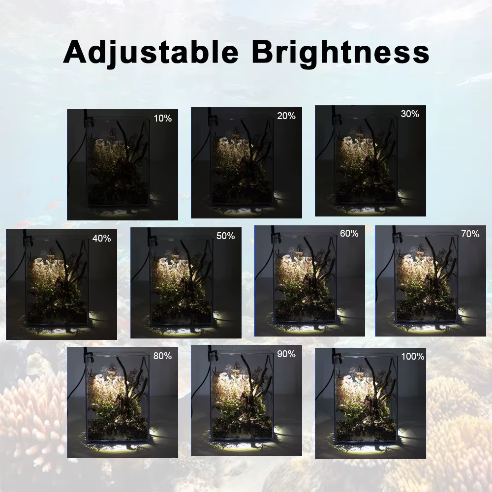 Super mince LED Aquarium lumière éclairage plantes grandir