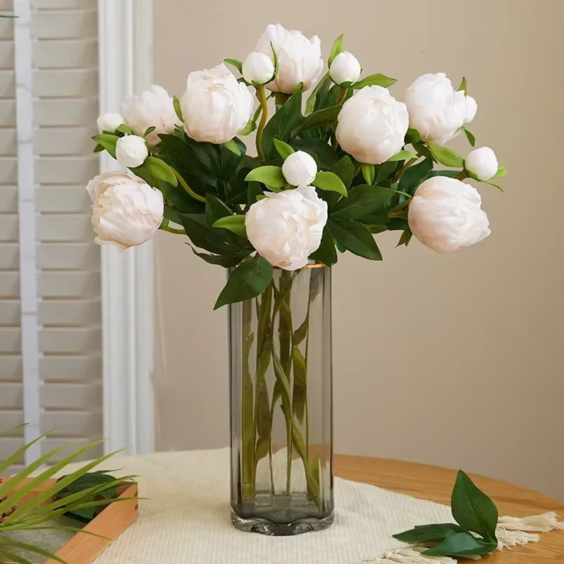 Fleurs de pivoine artificielles de luxe pour décor de mariage