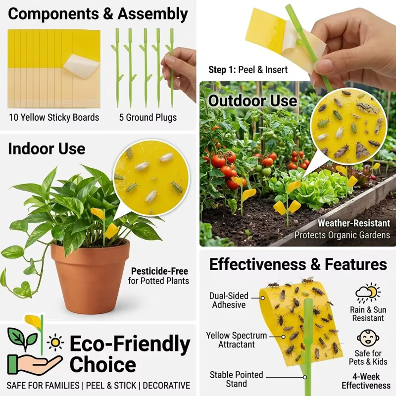 Pièges collants pour insectes 15/60x
