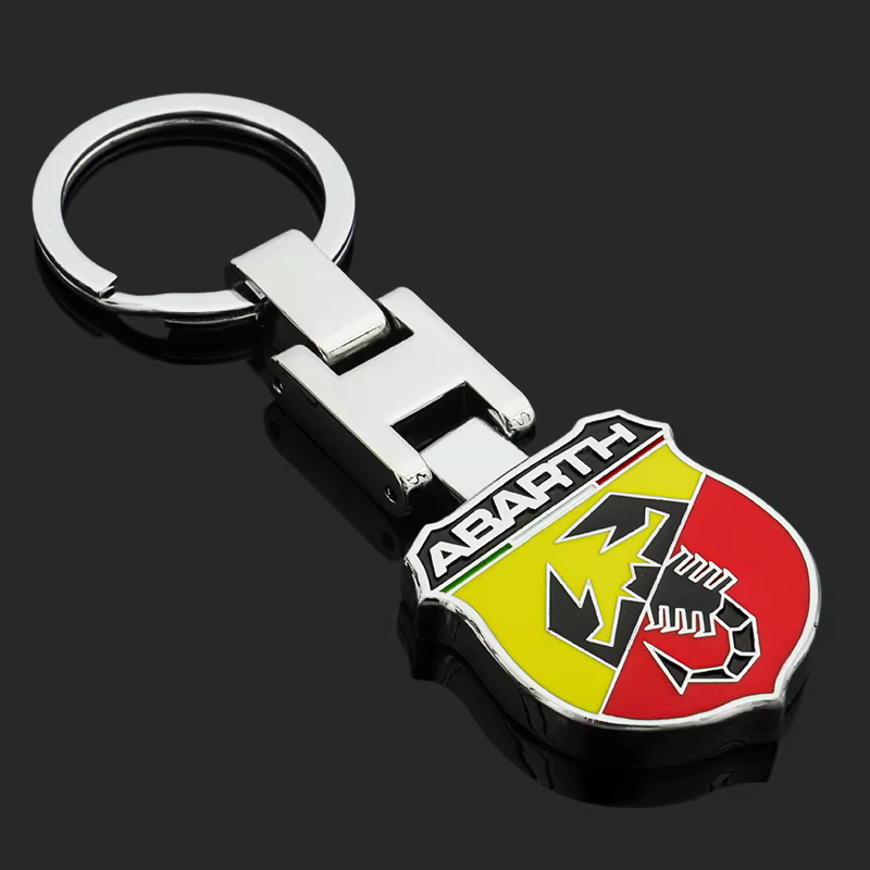 Porte-clés de voiture, emblème automatique, accessoires pour Fiat Abarth 500 Tipo FR Punto Ducato Stilo Palio Bravo Alfa Romeo