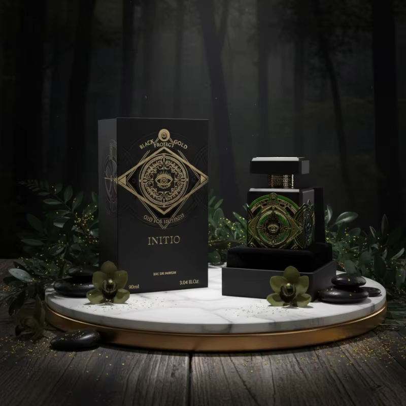 Parfum unisexe raffiné 90 ml, fragrance haut de gamme, orientale, boisée, longue tenue, infusée d'ambre, rose, vanille, oud, parfum signature.