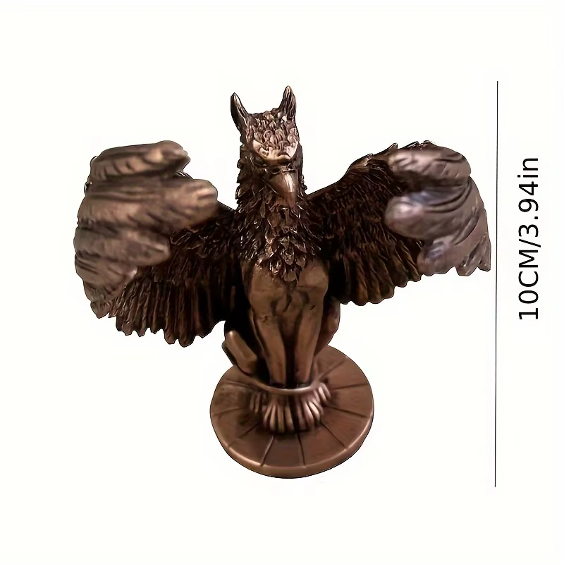Figurine de Griffin mythologique, Figurine de Griffindo, artisanat en résine, accessoires de bureau, décoration de salle, cadeau d'ornement