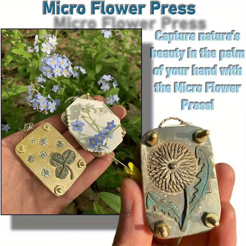 Micro presse à fleurs, Kit d'art de conservation des plantes pressées