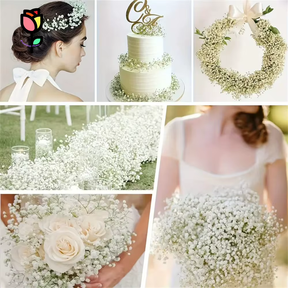 Bouquet de fleurs séchées pour bébé