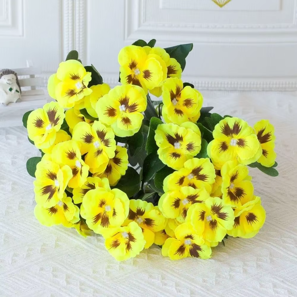 Fleurs artificielles stabilisées à tige unique