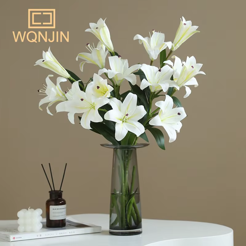 Fleur de simulation de lys en PVC
