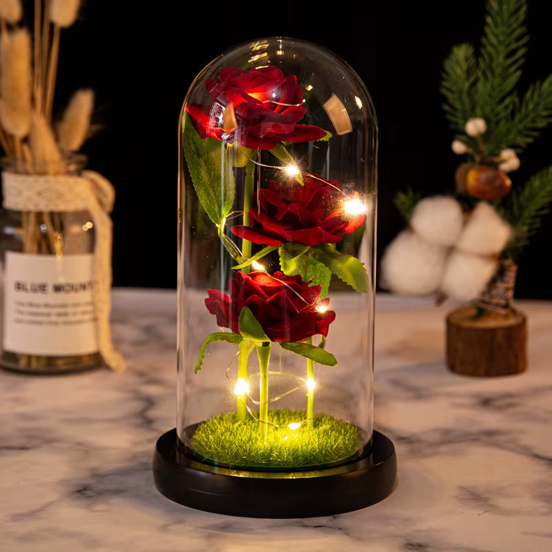 Fleurs artificielles LED Galaxy Three Rose