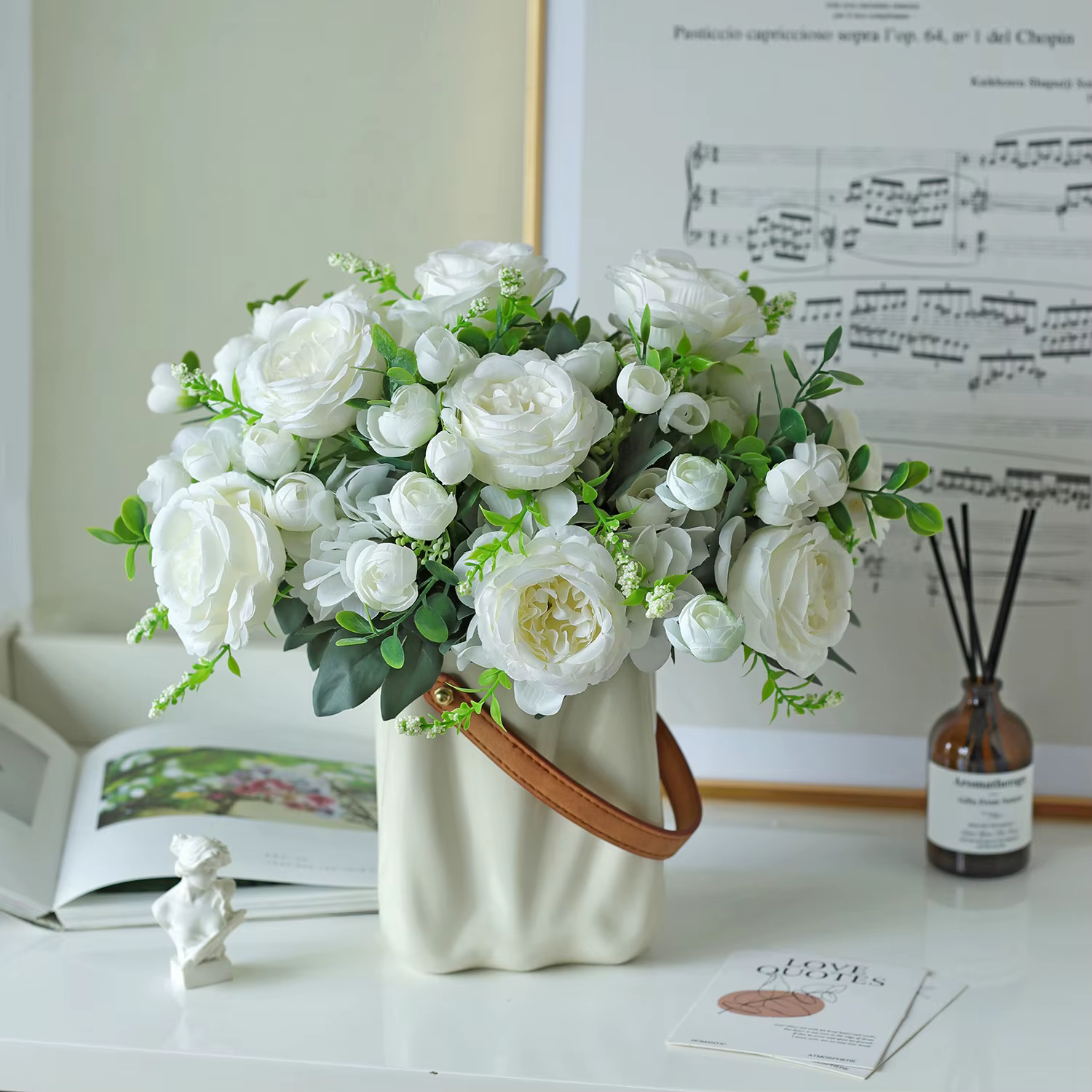 Fleur Artificielle en Soie Pivoine Hortensia Décoration Maison Jardin Extérieur Mariage Couronne de Mariée Accessoires Bouquet Accessoire Très Vendu