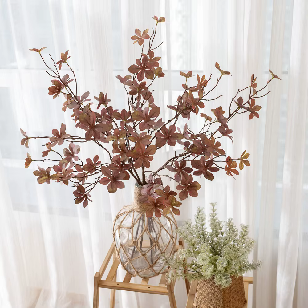Feuilles de calathée hawaïennes artificielles de 28 pouces