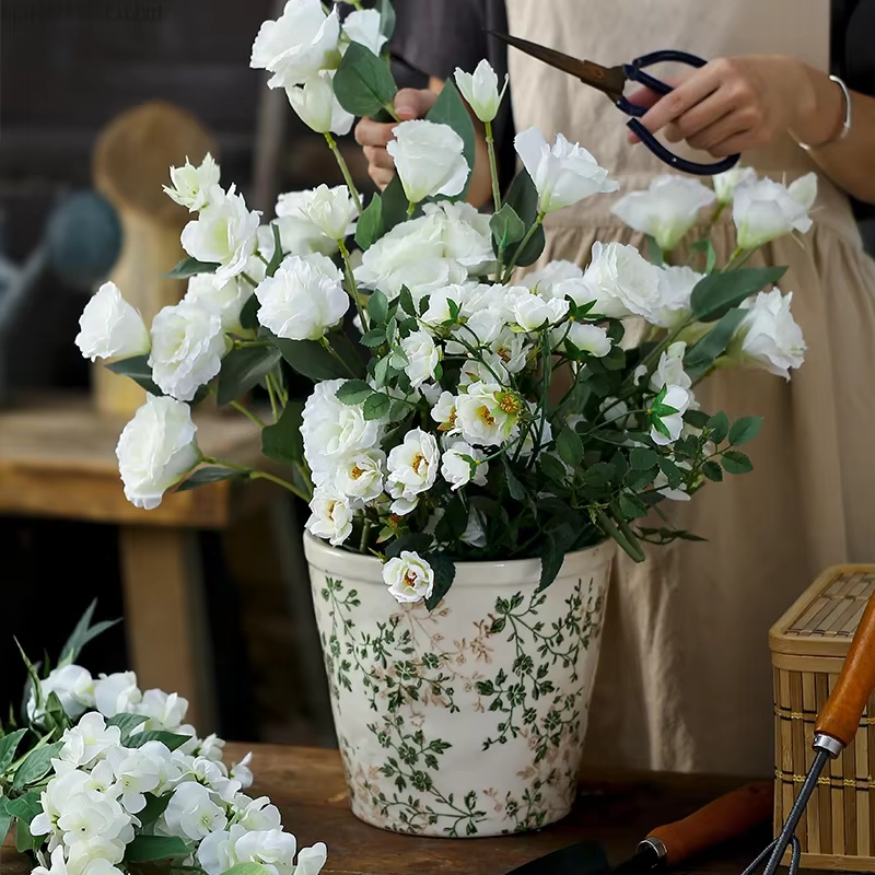 Pot de fleurs en céramique grand format