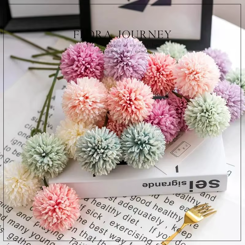 Bouquet de fleurs d'hortensia artificielles