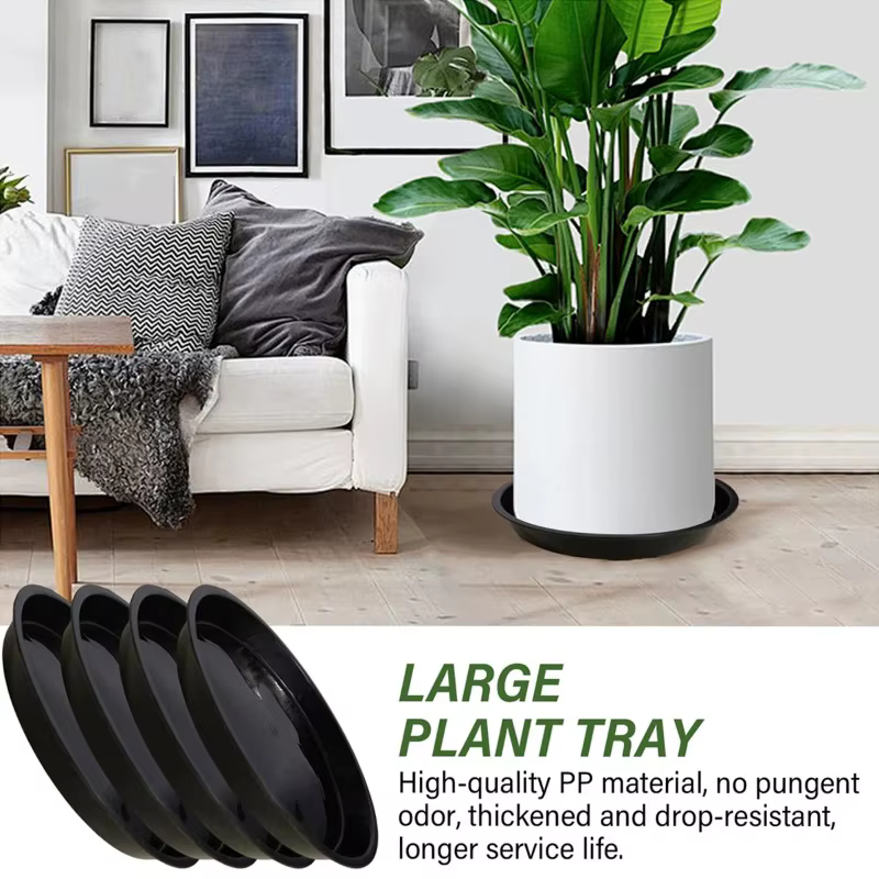 Soucoupe ronde en plastique de haute qualité pour plantes