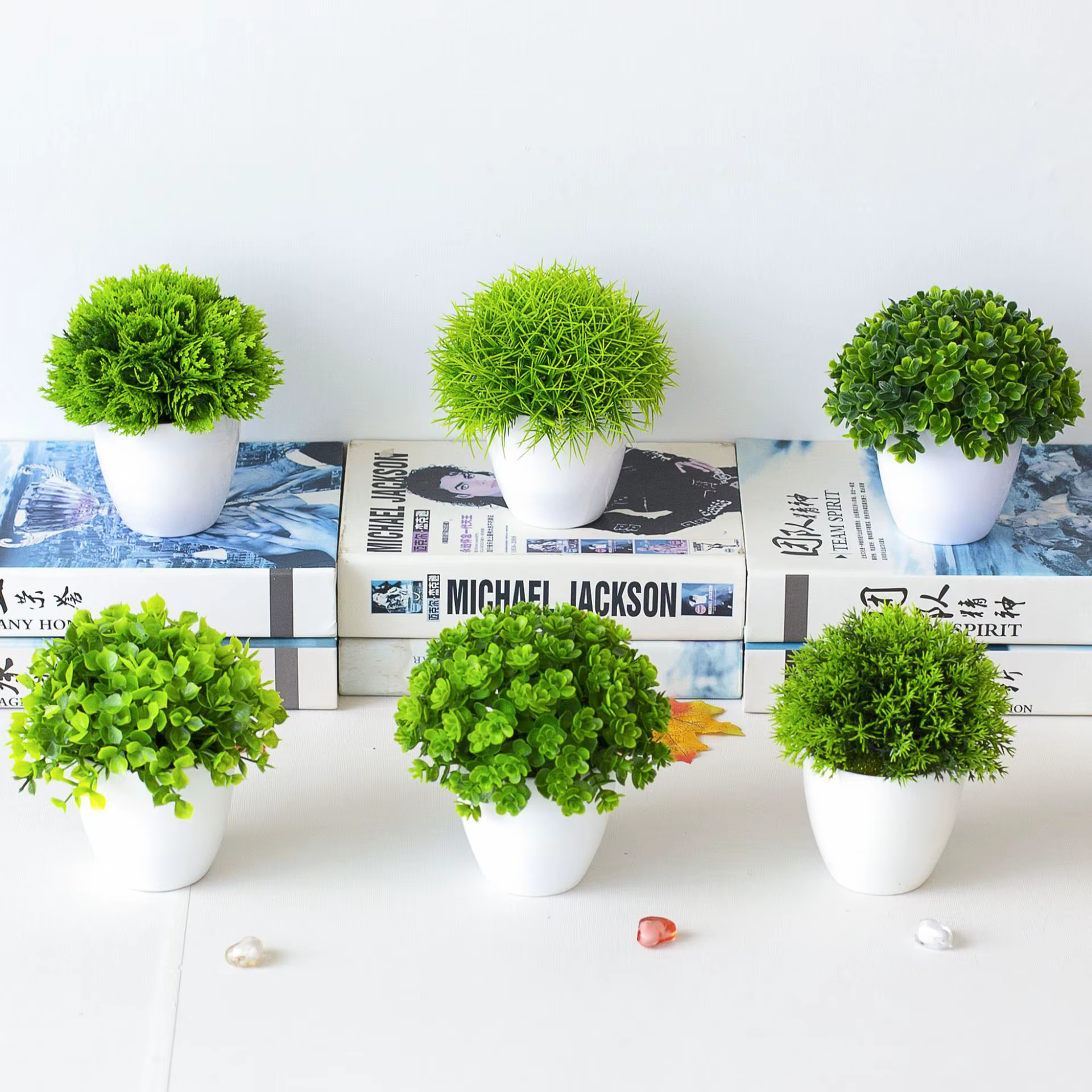 Plantes artificielles bonsaï vert