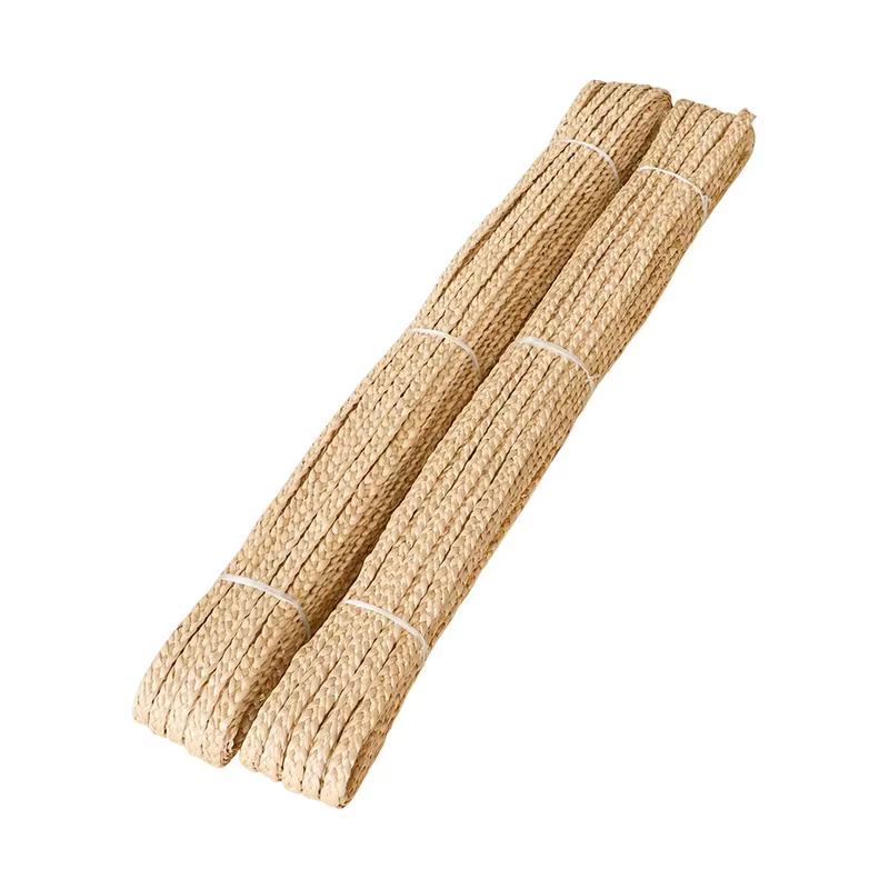 Corde de paille de plante de Vopha naturelle faite à la main