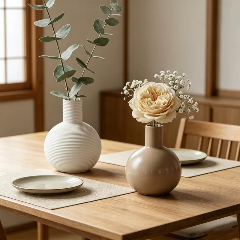 Vases décoratifs en céramique pour centres table