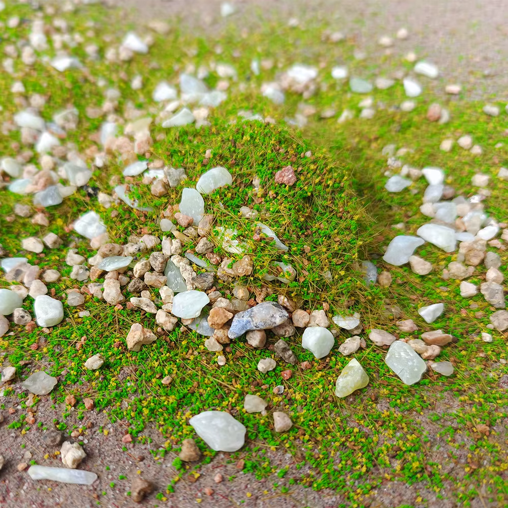 10G/30G Miniature herbe poudre mauvaises herbes sol mélange pierre modèle plante artificielle bricolage ferroviaire scène de jardin militaire Diorama Kit