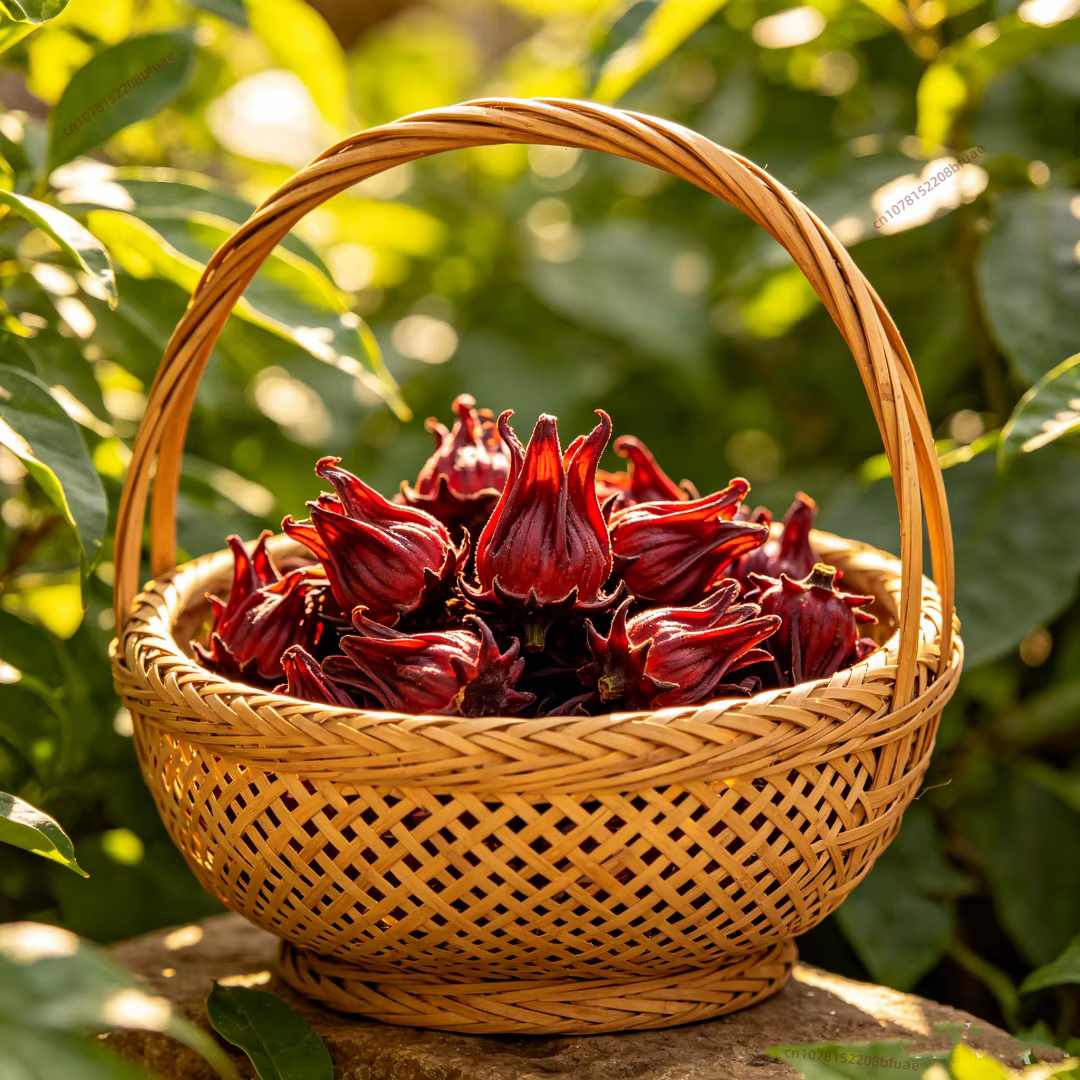 Fleurs d'hibiscus séchées naturelles en gros pour la beauté