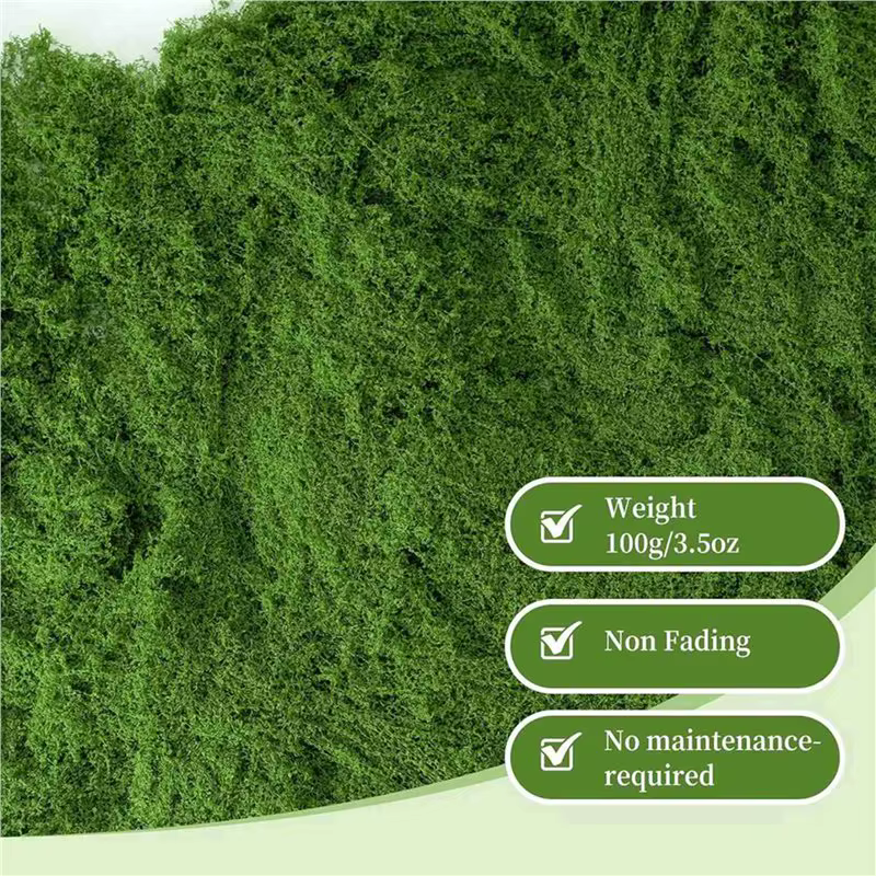 4X Faux mousse artificielle pour plantes d'intérieur