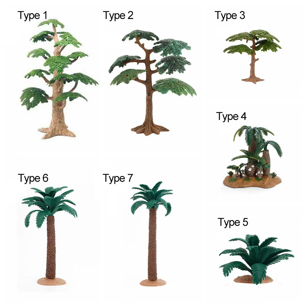 Cadeaux Décoration de jardin Micro-paysage Plantes de la période jurassique Modèle de scène de bosquet