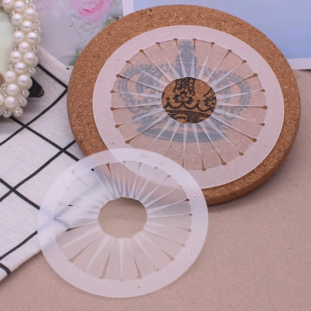 Machine à rosettes transparente pour fleurs en ruban et fleurs en tissu, 9cm, 12cm, 15cm, pour figurines de table et artisanat DIY