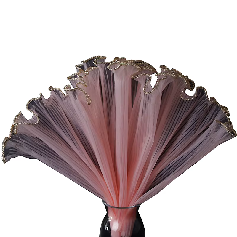 Phnom Penh Edge Wave Pearl Tulle Flower Wrapping Net Floral Bouquet Inner Lining Material Gift Box DIY Sewing Supplies Craft Pa