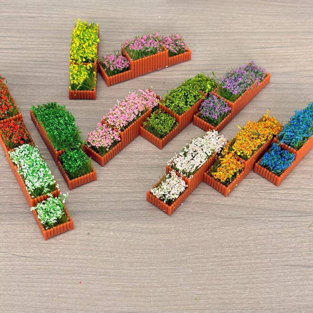 3 Pièces de Modèles de Jardins Miniatures