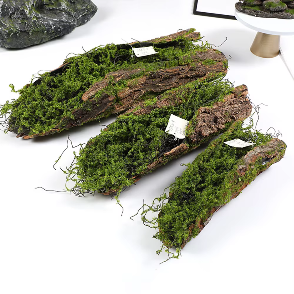 1 Imitation écorce mousse plantation blocs