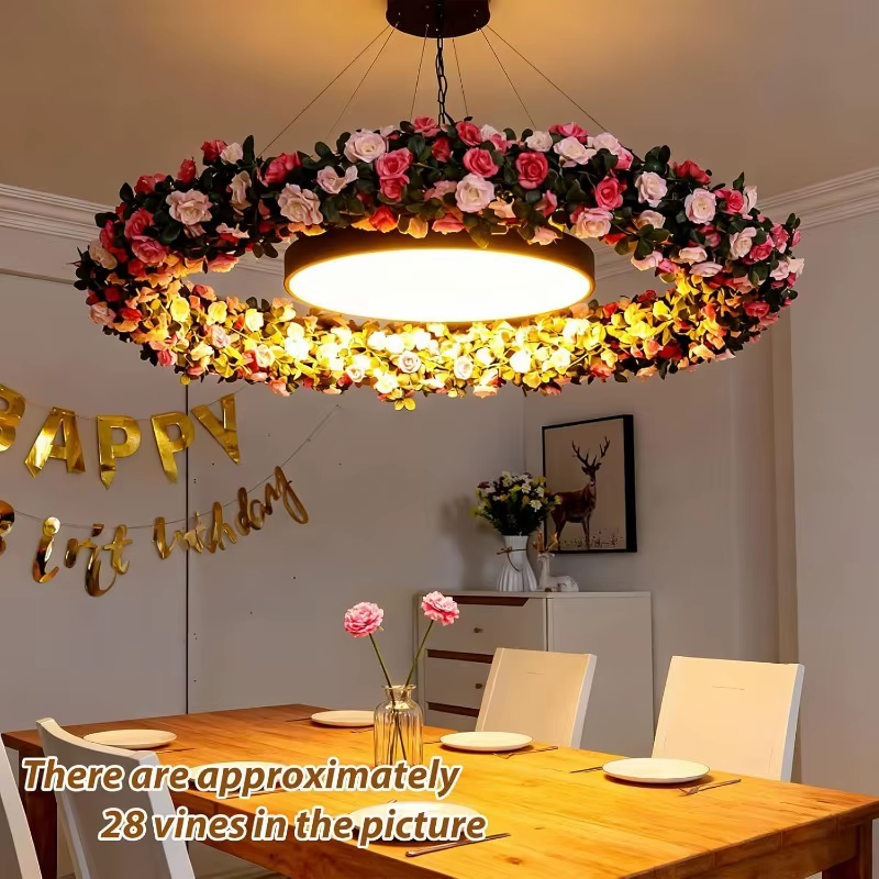 250 CM de roses artificielles pour la décoration de mariage