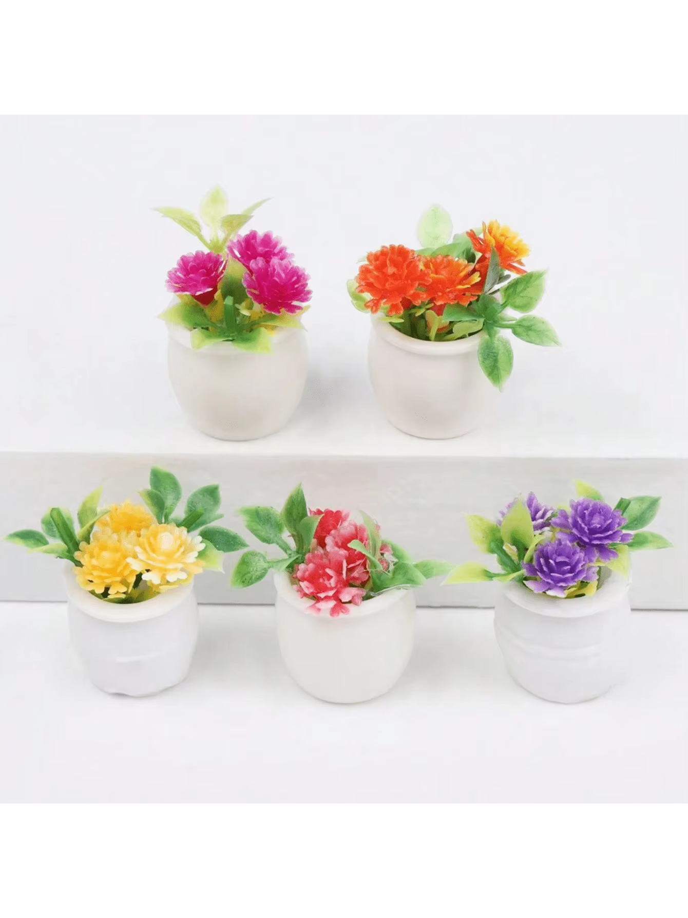 Plante en pot miniature pour maison de poupée 1/12