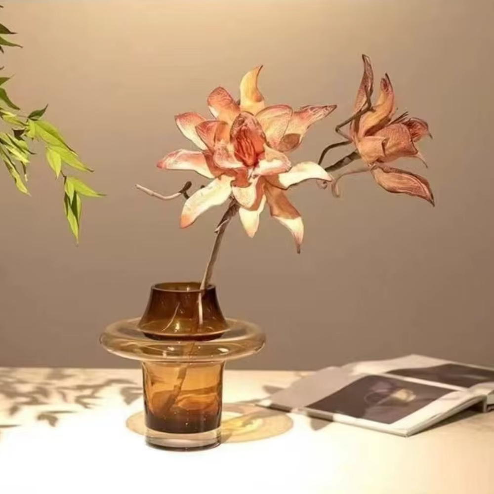 Vase à fleurs en verre Simple et moderne