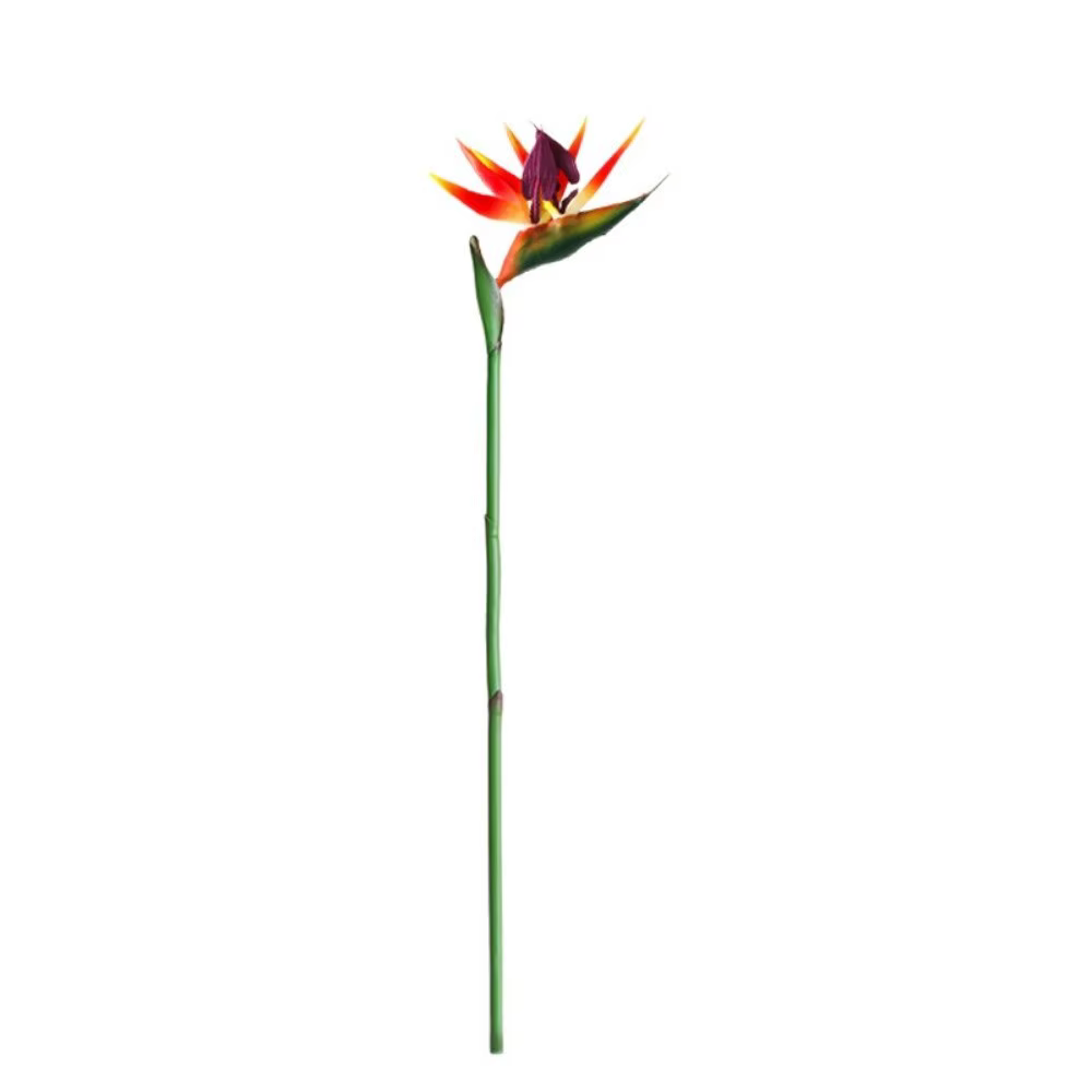 Fleurs artificielles de Strelitzia à longue tige