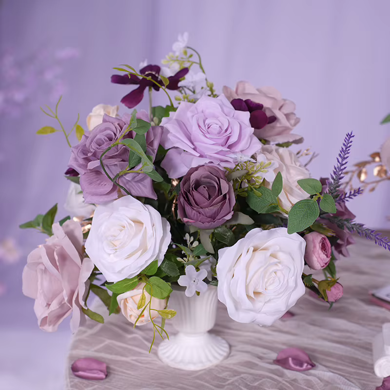 Bouquet de fleurs série violette H865304