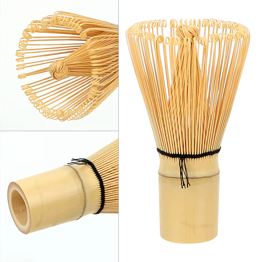 Cérémonie japonaise bambou Chasen 100 Matcha thé vert poudre fouet brosse à thé accessoires de cuisine outil à thé
