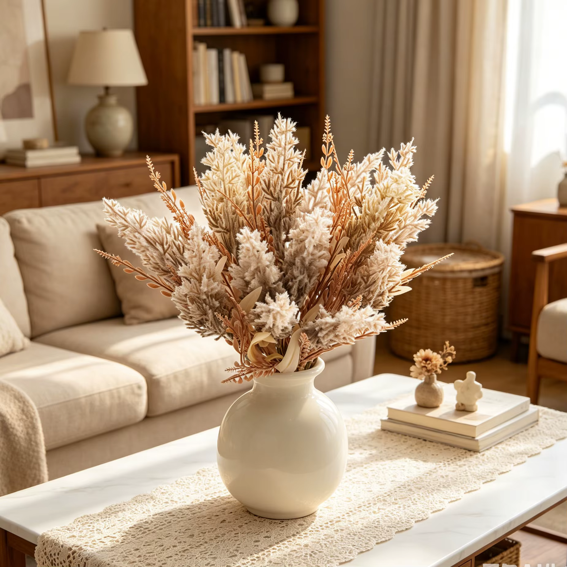 Plantes artificielles, roseaux, couronnes de mariage, décorations de jardin extérieur, cadeaux DIY, fleurs, bouquets de mariée, guirlandes, décorations de festival, de maison, de chambre et de table