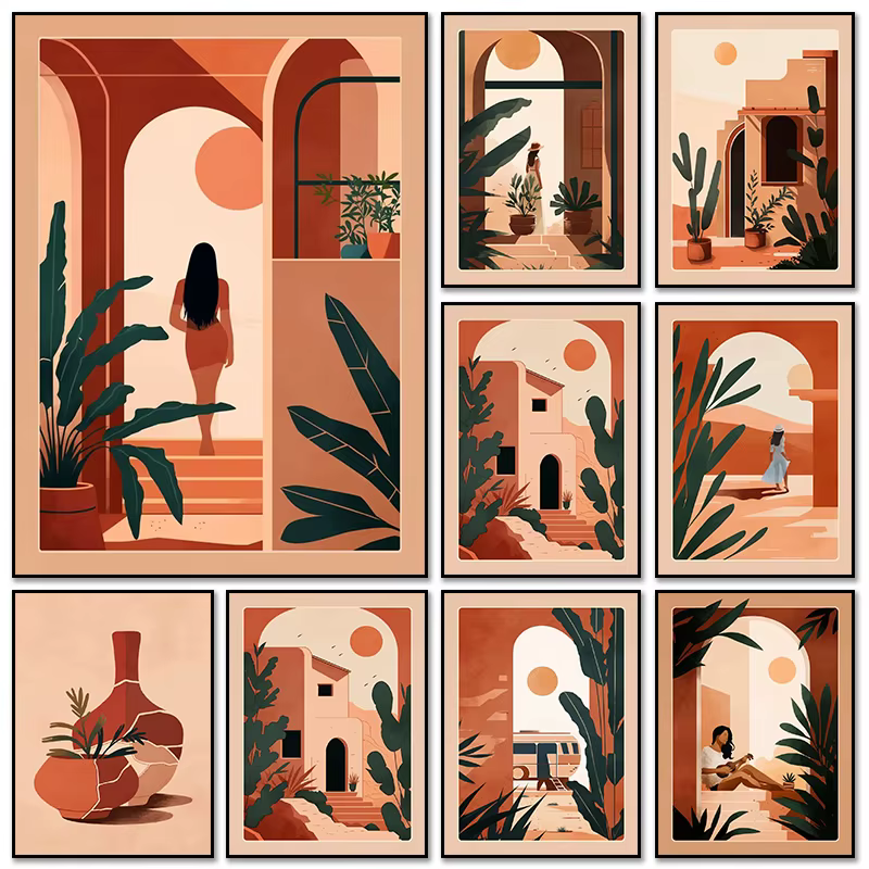 Affiches de Pots de terre cuite marocain