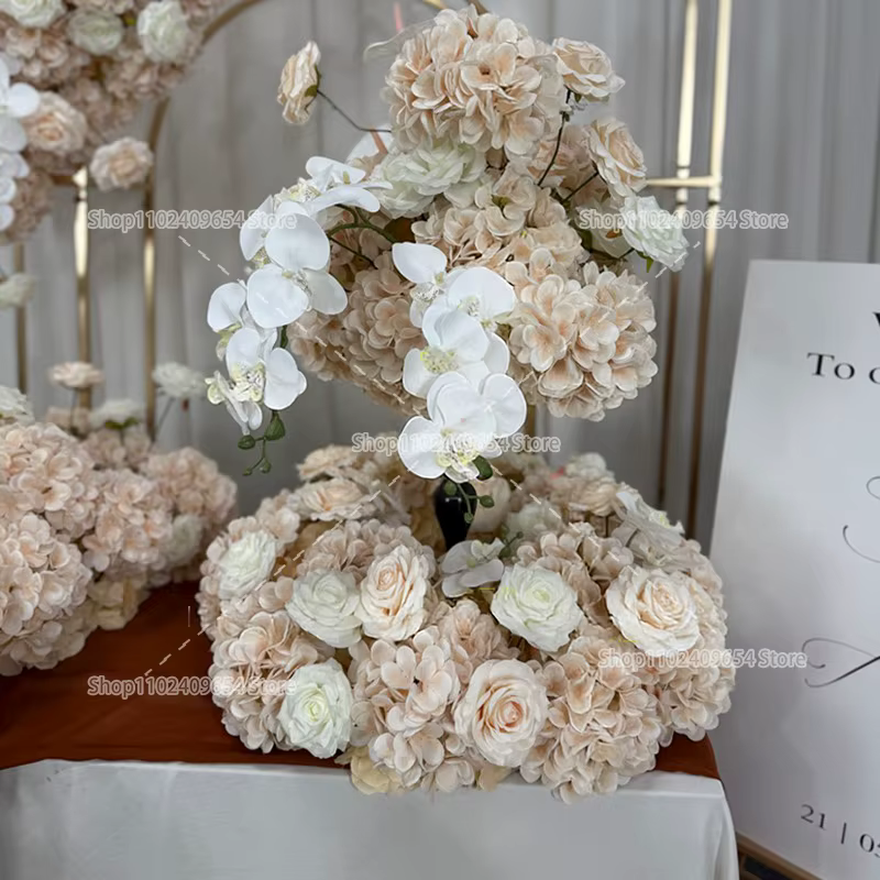 Arrangement floral suspendu de pivoines