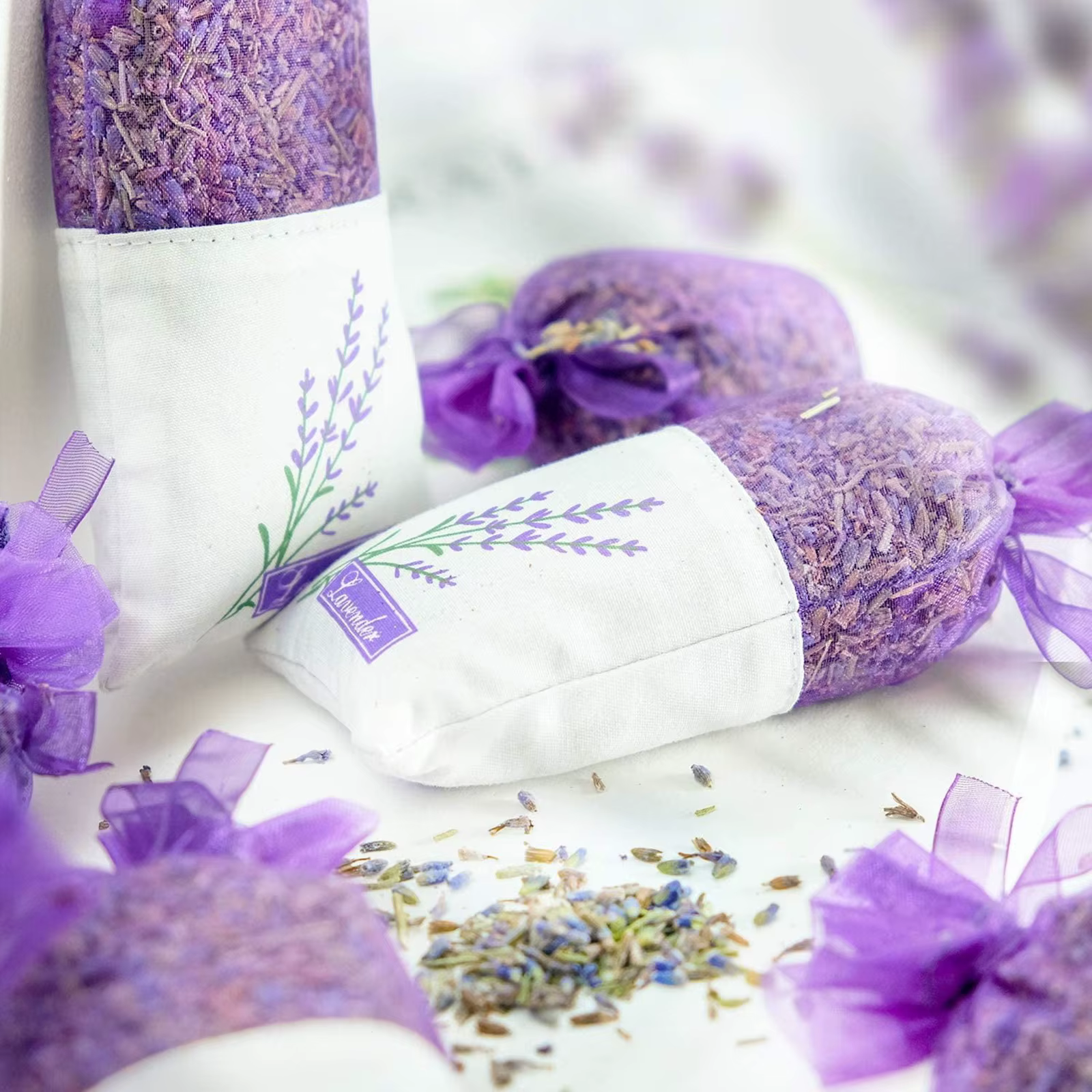 Sachets de sexuellement à Impression Florale pour DorPanier