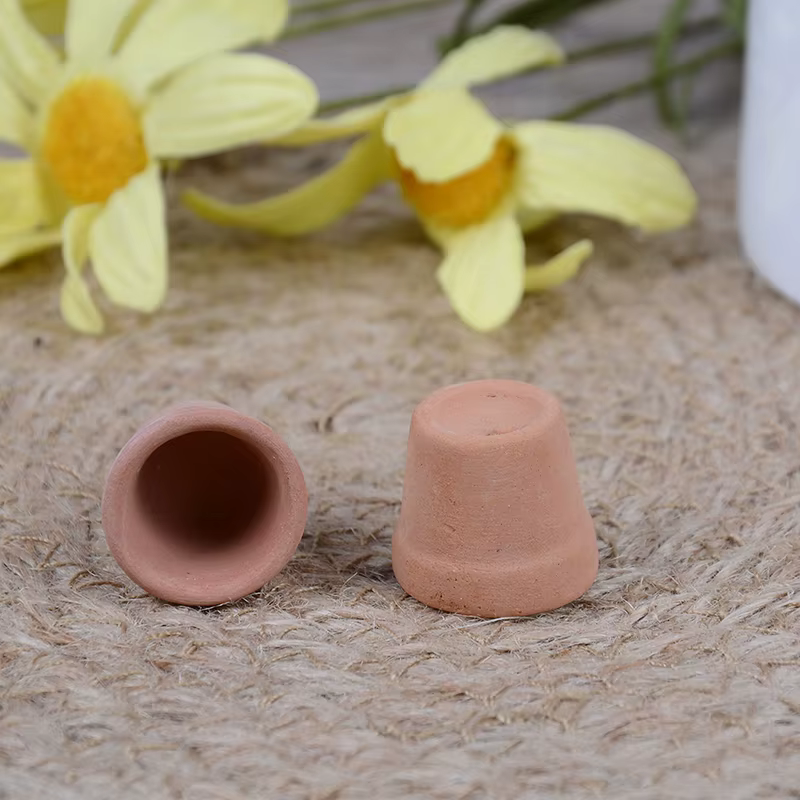 [F] 12 pots de fleurs miniatures pour maison de poupée 1:12