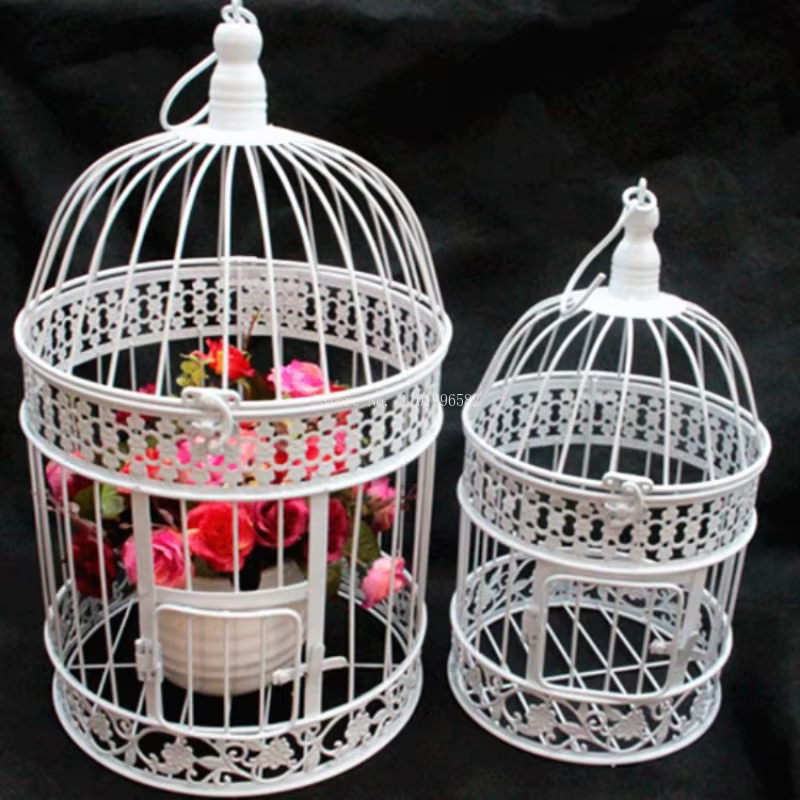 Cage à oiseaux en fer de style européen