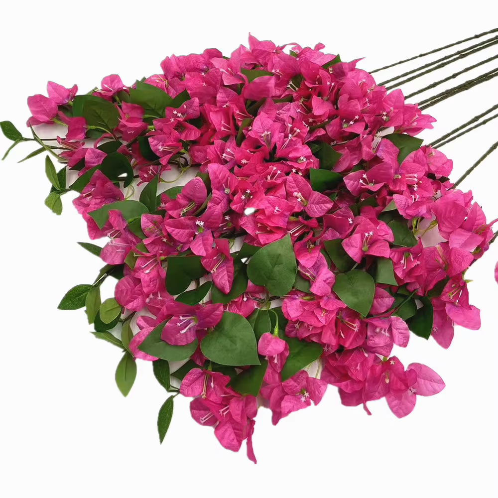 20 pièces artificielle escalade Bougainvillea fleur vigne 80 cm de Long soie