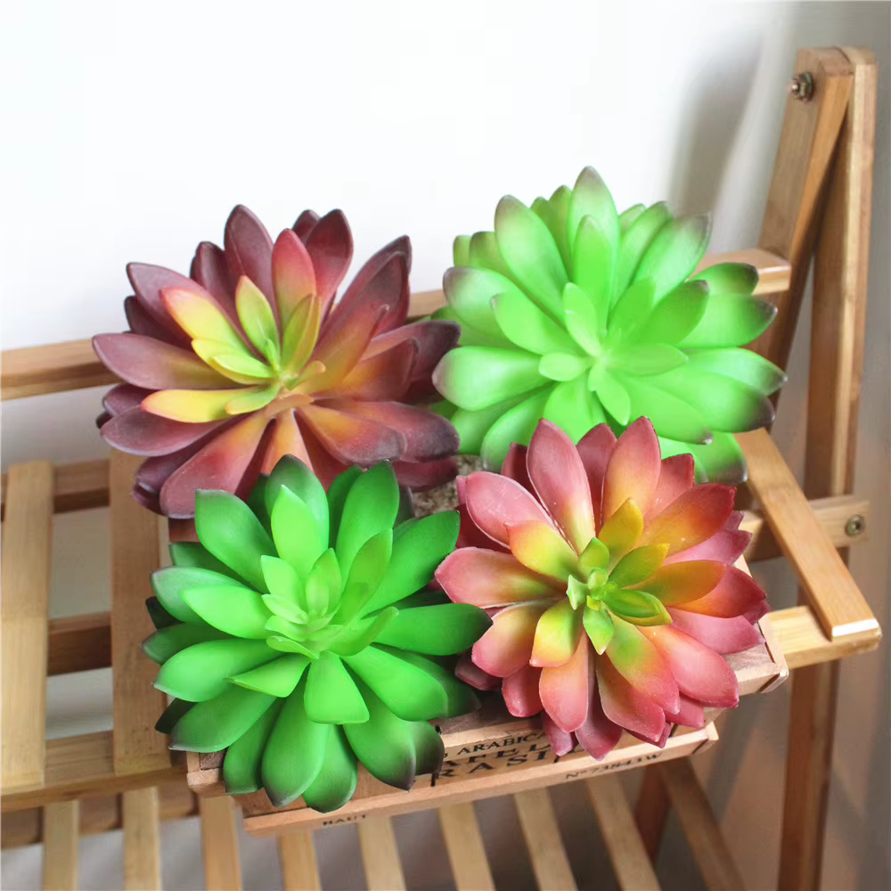 Grands plantes succulentes artificielles fausses