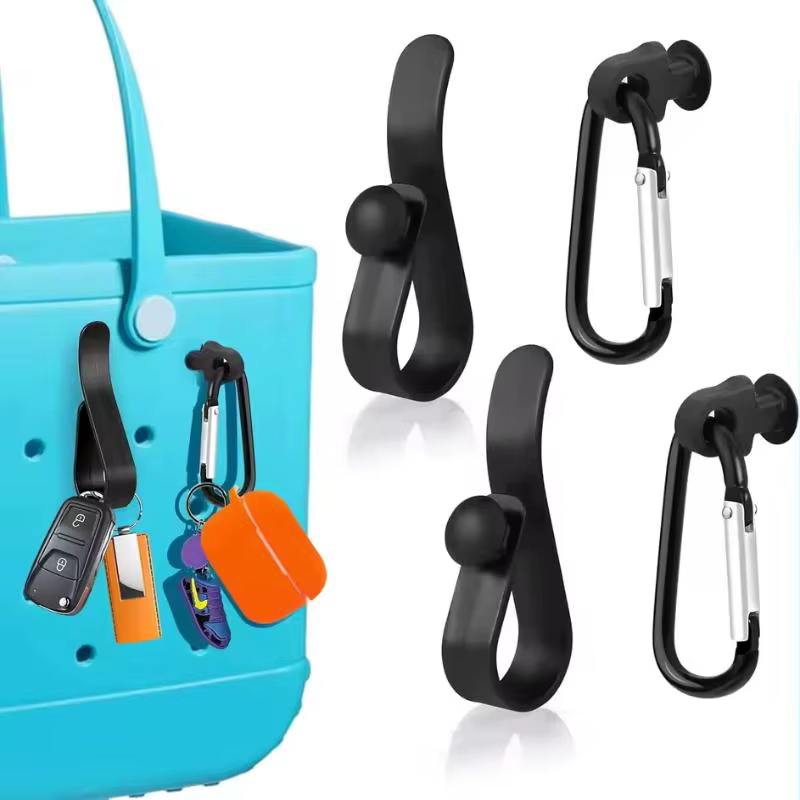 Kit complet d'équipement de plage 3 pièces comprenant un crochet portable, un porte-clés, une mousquetelle et un porte-gobelet pour tous les amateurs de plage