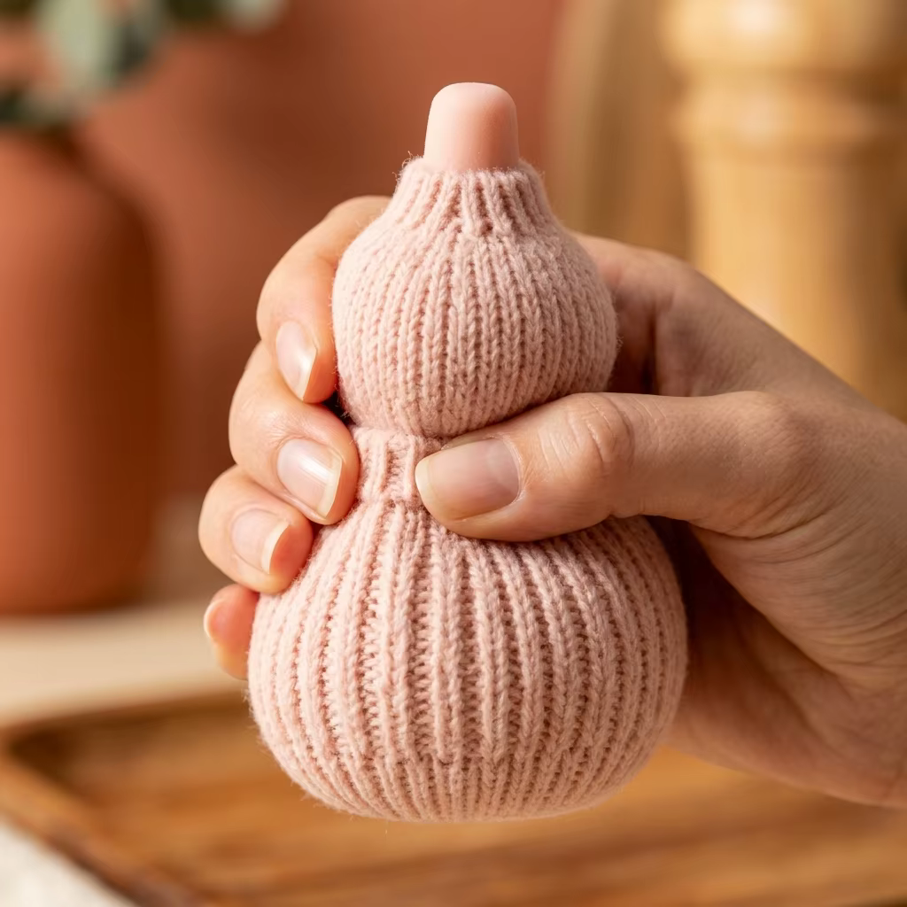 Figurine artistique en forme de calebasse