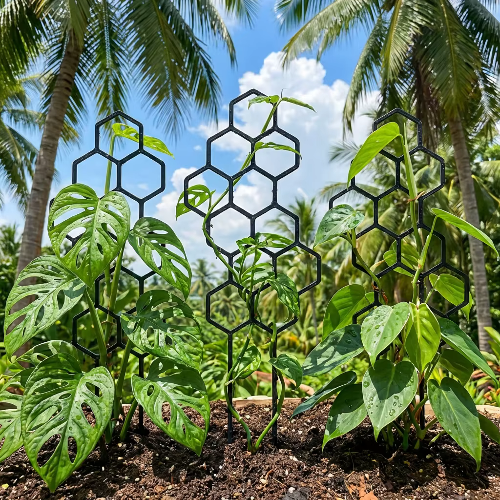 Deux supports de formation pour plantes grimpantes