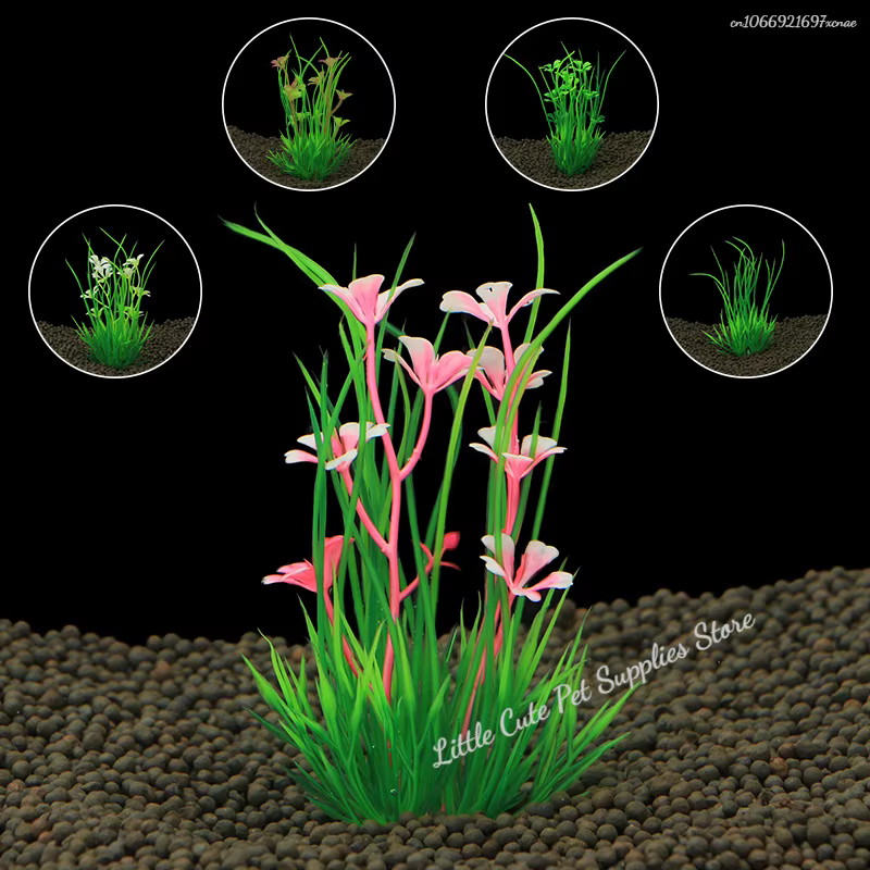 Plantes d'aquarium artificielles plante verte aquatique Aquarium décoration