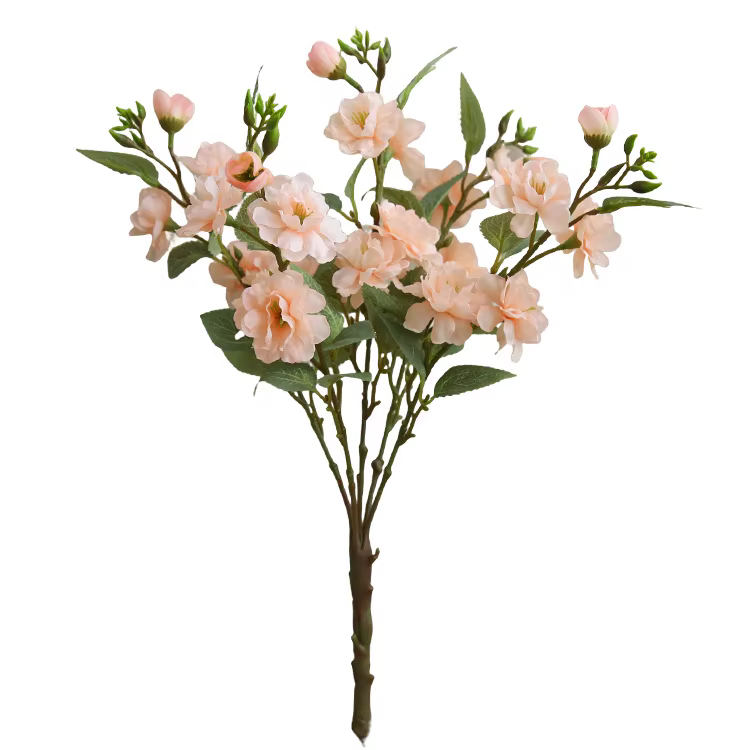 3 pièces 45cm 5 Frok camélia fleurs en soie pour la maison Table mariage décoration