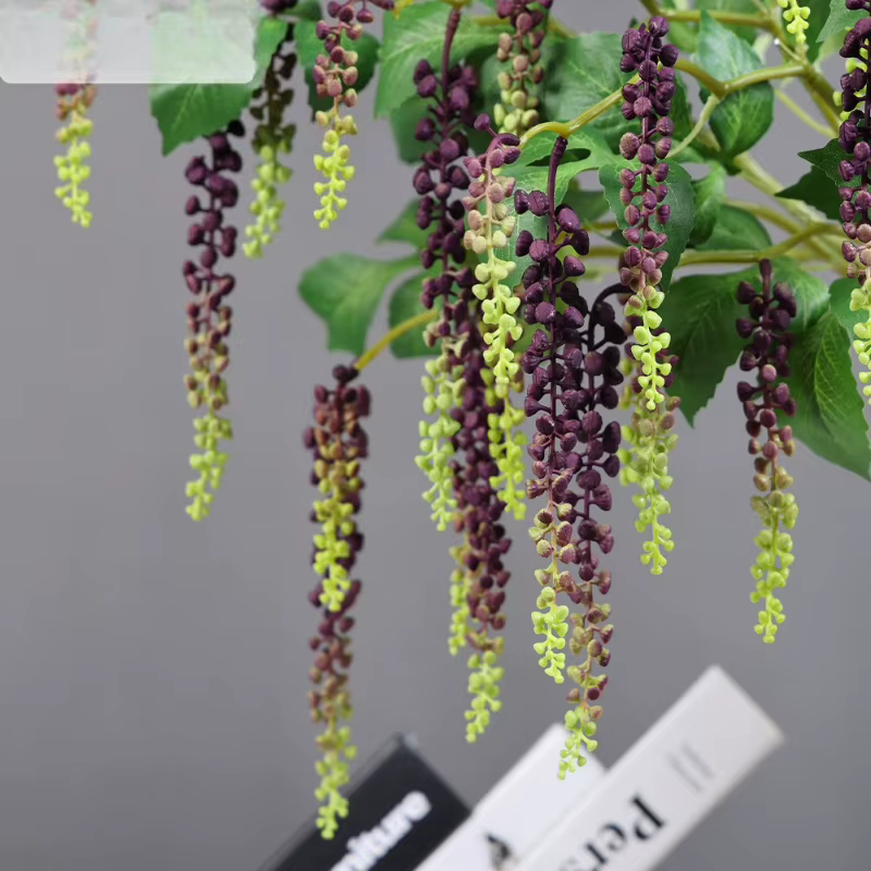4 pièces de racines artificielles de Pokeberry en plastique