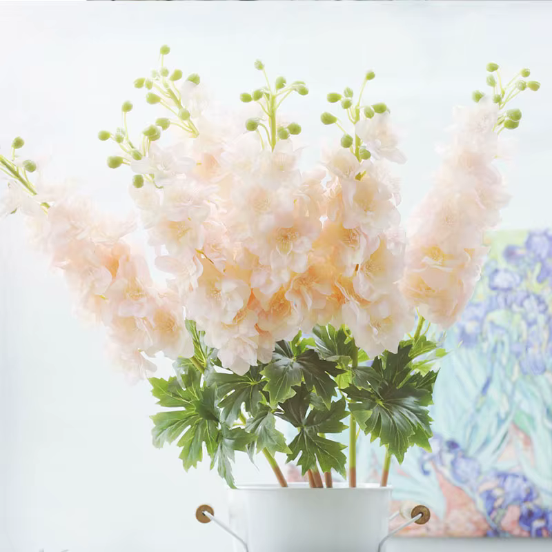 Fleur artificielle en Latex Delphinium